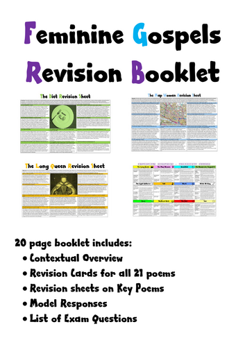 Feminine Gospels Revision Booklet