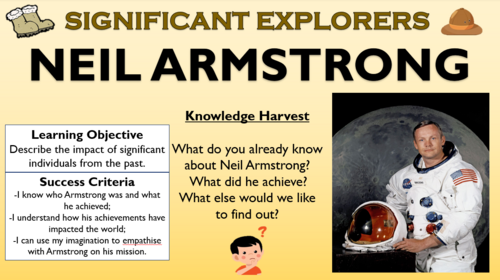 Significant Explorers - Neil Armstrong Lesson!