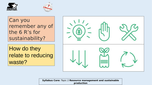 Waste mitigation strategies Theory