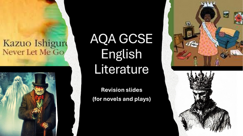 AQA GCSE English Literature Revision Worksheet/Plenary Activity ...