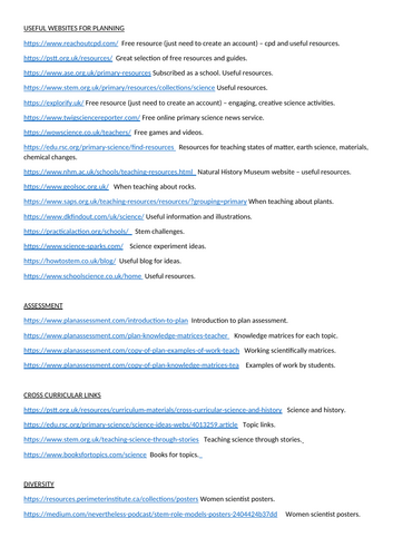 Primary Science Cpd Teaching Resources