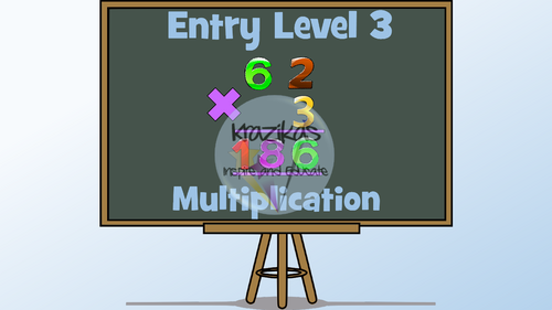 Multiplication PowerPoint Lesson: AQA Entry Level 3 Maths | Teaching ...