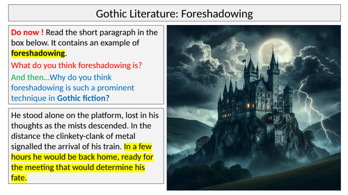 Gothic Foreshadowing