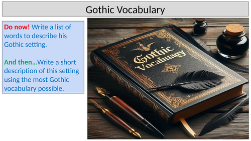 Gothic Vocabulary Teaching Resources