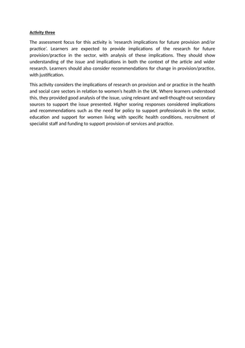 Unit 4 Research in H&SC - Ready to teach (whole unit and 4 booklets for ...