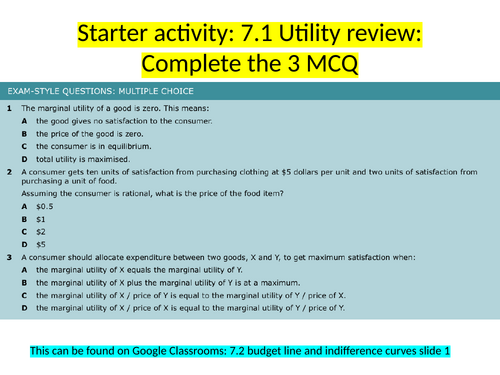 Unit 7: The Price System and the Micro (SOW and FULL 7-Week Course ...