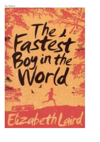 The Fastest Boy in the World Reading Planning (5 Weeks) | Teaching ...