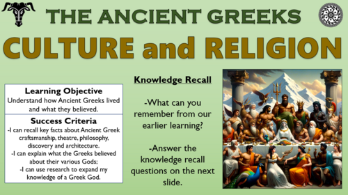 Ancient Greeks - Culture and Religion - Lesson!