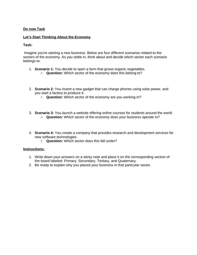 IB Business Management: 1.1 What is a Business | Teaching Resources