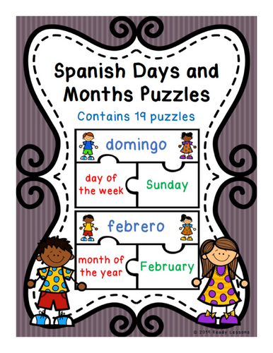 Spanish Days and Months