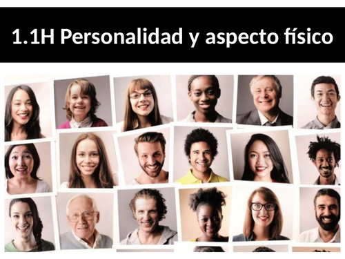 NEW GCSE Spanish 2026 AQA 1.1H Personalidad y aspecto físico