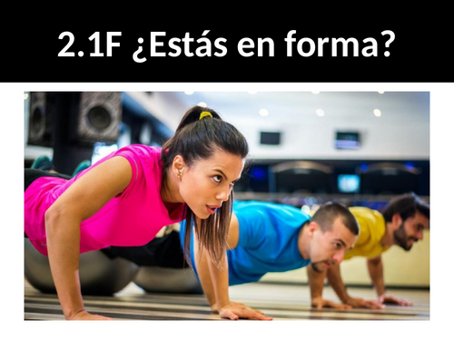 NEW GCSE Spanish 2026 AQA 2.1F Estás en forma?