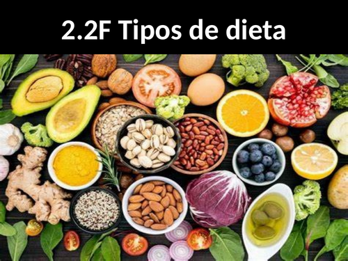 NEW GCSE Spanish 2026 AQA 2.2F Tipos de dietas