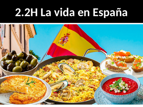 NEW GCSE Spanish 2026 AQA 2.2H La vida en Espana