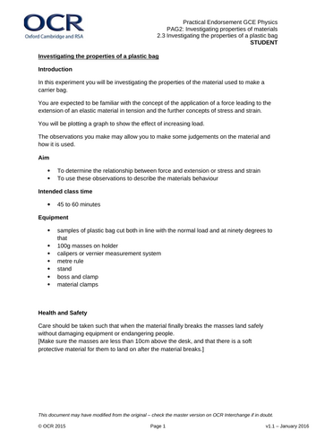 A-Level Physics OCR A: Chapter 6 - Complete | Teaching Resources