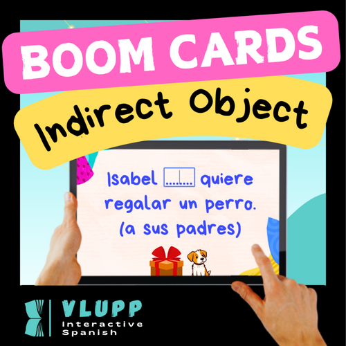 Spanish Indirect Object Pronoun | Interactive Activity | Digital Task ...