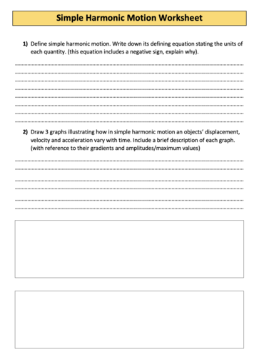 [Year 2] A Level Physics Worksheet Bundle | Teaching Resources