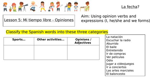 Module 1 Diviertete - Disfrutamos al máximo Spanish GCSE new spec 2024