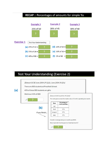 GCSE Foundation (Unit 14): Multiplicative Reasoning | Teaching Resources