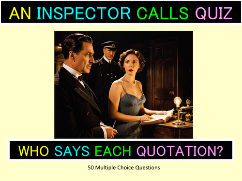 An Inspector Calls Quiz