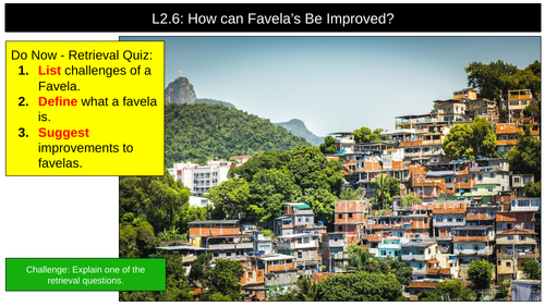 Favela Improvements Improving