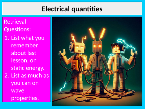 Electricity Quantities IGCSE Physics