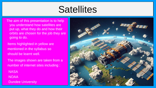 Satellites Physics CIE