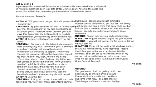 Shakespeare Extracts SoW | Teaching Resources