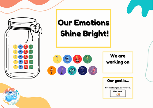 Inside Out 2 Emotion Jar Class Reward System | Classroom Behaviour ...