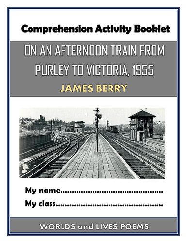 On An Afternoon Train from Purley to Victoria, 1955 - Comprehension Activities Booklet!