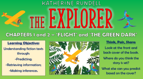 The Explorer - Chapters 1-2 - 'Flight' and 'The Green Dark' - Double Lesson!