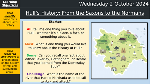 KS3 Anglo Saxon England and Norman England | Teaching Resources