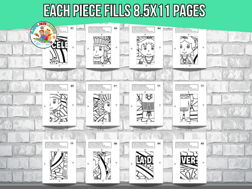 Spanish Native American Tribes Collaborative Poster Art Coloring Pages ...