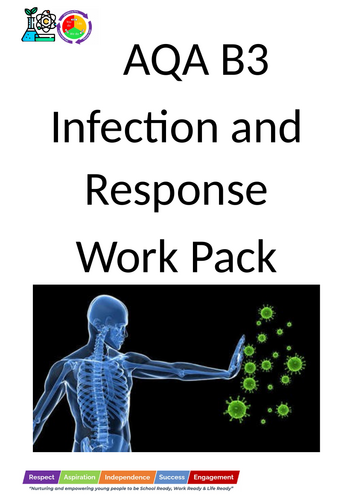 AQA GCSE Trilogy and Separate Science B3 Unit: Infection and Response- work pack