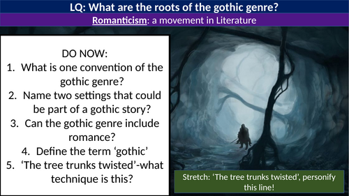 KS3 Gothic SOW | Teaching Resources