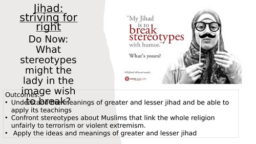 What is Jihad (literacy lesson)