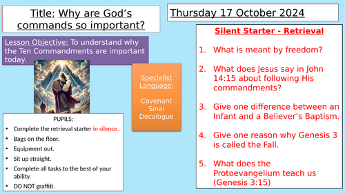 Y8: KS3 CATHOLIC RED: Creation and Covenant - What is a Covenant and what is the Sinai Covenant?