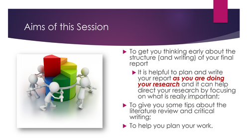 AQA Extended Project Qualification (EPQ) - PowerPoint - 5 - Report ...