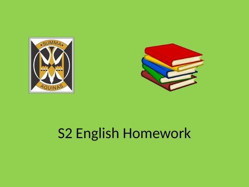 S2/ KS3 English and Literacy Homework Packs | Teaching Resources