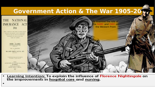 GCSE History – Medicine - Public health and war