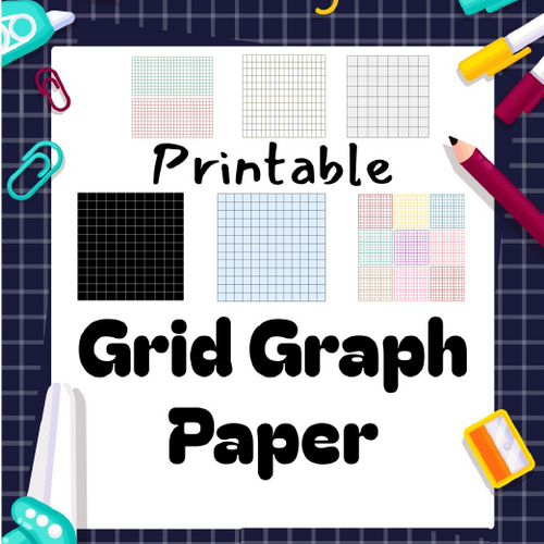Printable Grid Graph Paper Perfect for Math, Art, and Design