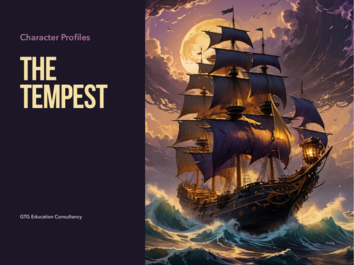 GCSE The Tempest: Key Character Profiles & Analysis