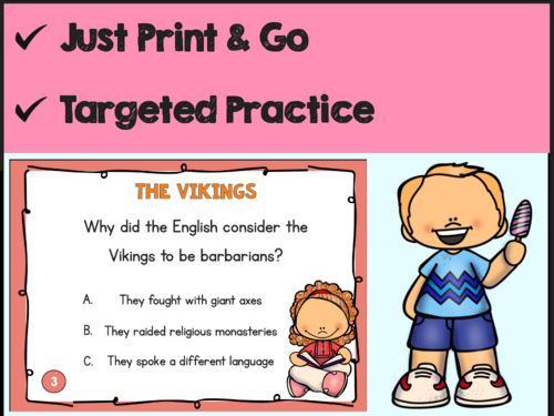 The Vikings Task Cards Ancient Civilizations Fun Activities | Teaching ...