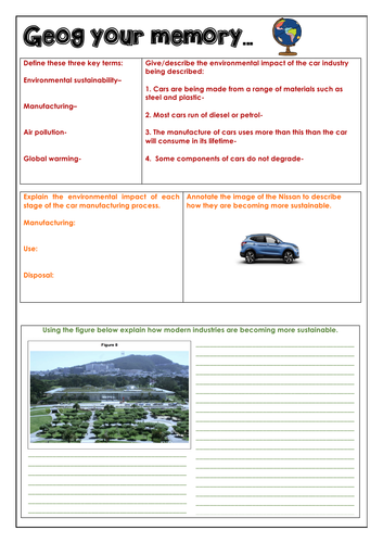 GCSE Geography – Changing economic world - 10 - Impacts of industry