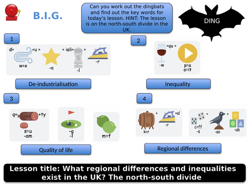 GCSE Geography – Changing economic world - 11 - North South divide