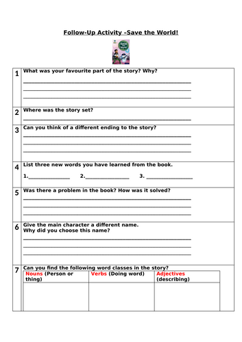 Read Write Inc - Phonic Comprehension | Teaching Resources
