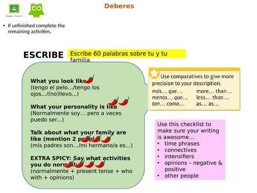 Pearson EDEXCEL 2024 Spanish - Module 3 - Unidad 1 (Esta es mi gente)