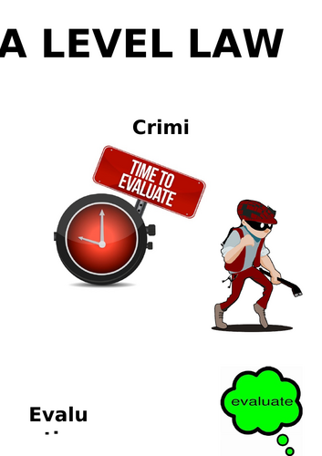 Ocr A Level Law Paper 1 Criminal Law Essay Booklet Teaching Resources