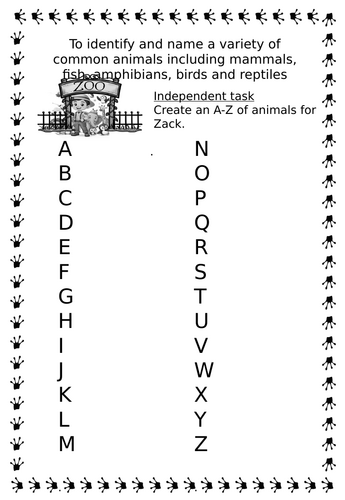 KS1 To identify and name a variety of common animals | Teaching Resources