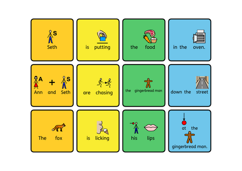 RWI Set 5 (Yellow) Book 4 - The gingerbread man resources | Teaching ...
